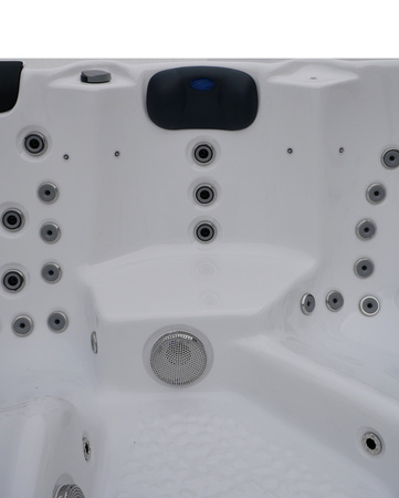 Jacuzzi ogrodowe wanna z hydromasażem 5-osobowe AG-8 z systemem Balboa/GECKO 215x190cm