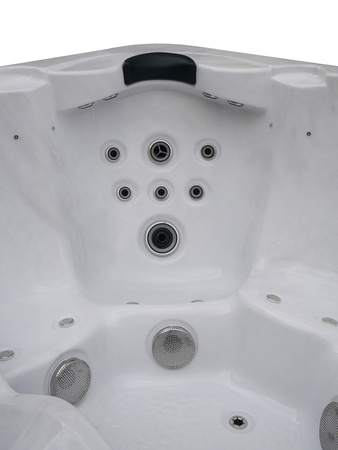 Jacuzzi ogrodowe wanna z hydromasażem 6-osobowe AG-1 z systemem Balboa/GECKO 200x200cm