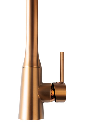 Miedziana bateria kuchenna kran z ruchomą wylewką