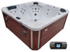 Jacuzzi ogrodowe wanna z hydromasażem 6-osobowe AG-1 z systemem Balboa/GECKO 200x200cm