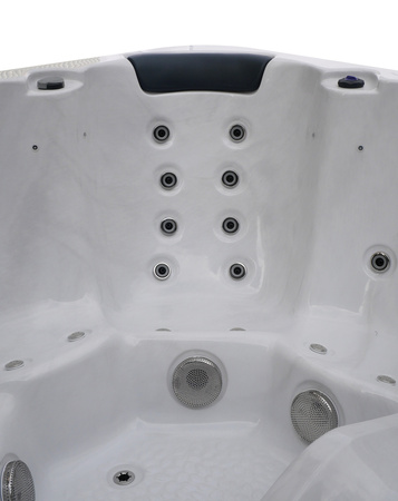 Jacuzzi ogrodowe wanna z hydromasażem 6-osobowe AG-1 z systemem Balboa/GECKO 200x200cm