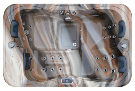 Jacuzzi ogrodowe wanna z hydromasażem 3-osobowe AG-4 z systemem Balboa/GECKO 195x127cm