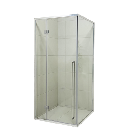 Kabina Prysznicowa narożna ANDERSON srebrna, uchylna