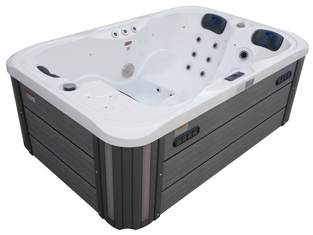 Jacuzzi ogrodowe wanna z hydromasażem 3-osobowe AG-4 z systemem Balboa/GECKO 195x127cm