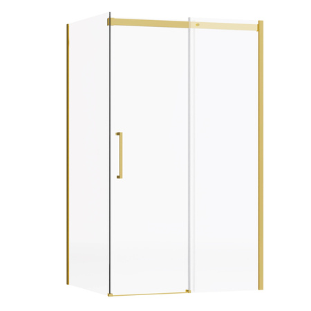 Złota kabina prysznicowa Tommy IN-2020 szkło 8mm