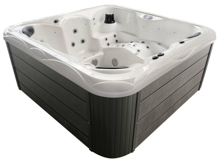 Jacuzzi ogrodowe wanna z hydromasażem 6-osobowe AG-2 z systemem Balboa 220x220cm