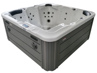 Jacuzzi ogrodowe wanna z hydromasażem 6-osobowe AG-1 z systemem Balboa/GECKO 200x200cm