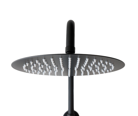 Zestaw prysznicowy z termostatem natynkowy Indes SOFIA czarny black