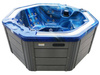 Jacuzzi ogrodowe wanna z hydromasażem 7-osobowe AG-11 z systemem Balboa 220x220cm