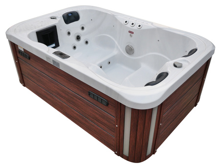 Jacuzzi ogrodowe wanna z hydromasażem 3-osobowe AG-4 z systemem Balboa/GECKO 195x127cm