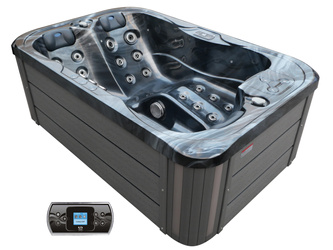 Jacuzzi ogrodowe wanna z hydromasażem 3-osobowe AG-4 z systemem Balboa/GECKO 195x127cm