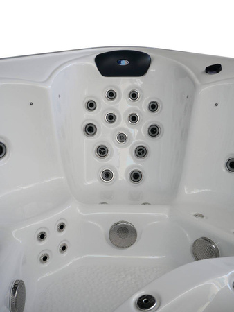 Jacuzzi ogrodowe wanna z hydromasażem 6-osobowe AG-2 z systemem Balboa 220x220cm