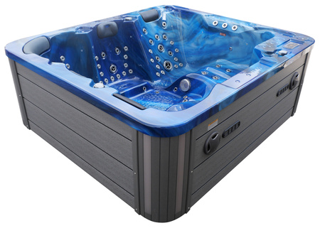 Jacuzzi ogrodowe wanna z hydromasażem 5-osobowe AG-8 z systemem Balboa/GECKO 215x190cm