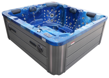 Jacuzzi ogrodowe wanna z hydromasażem 5-osobowe AG-8 z systemem Balboa/GECKO 215x190cm