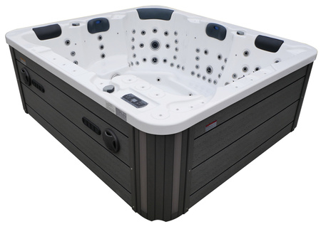 Jacuzzi ogrodowe wanna z hydromasażem 5-osobowe AG-8 z systemem Balboa/GECKO 215x190cm