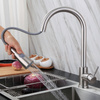 Srebrna bateria kuchenna kran Maro INOX
