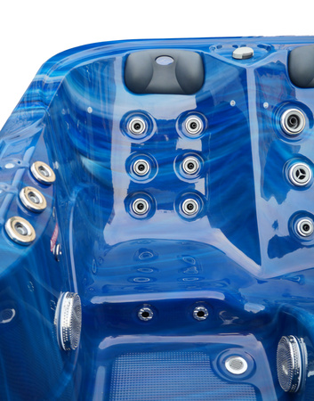 Jacuzzi ogrodowe wanna z hydromasażem 3-osobowe AG-4 z systemem Balboa/GECKO 195x127cm