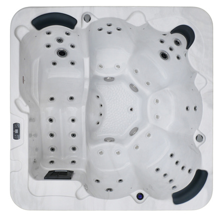 Jacuzzi ogrodowe wanna z hydromasażem 6-osobowe AG-1 z systemem Balboa/GECKO 200x200cm