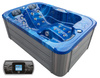 Jacuzzi ogrodowe wanna z hydromasażem 3-osobowe AG-4 z systemem Balboa/GECKO 195x127cm