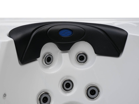 Jacuzzi ogrodowe wanna z hydromasażem 6-osobowe AG-9 z systemem GECKO 230x230cm