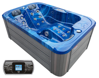 Jacuzzi ogrodowe wanna z hydromasażem 3-osobowe AG-4 z systemem Balboa/GECKO 195x127cm