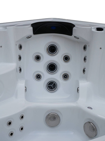 Jacuzzi ogrodowe wanna z hydromasażem 6-osobowe AG-9 z systemem GECKO 230x230cm