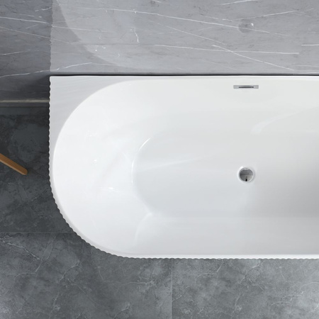 Wanna przyścienna ryflowana IVONE IN-B50