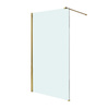 Ścianka Prysznicowa Walk-In 110, 120 cm – złota GOLD, szkło 8 mm