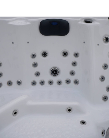 Jacuzzi ogrodowe wanna z hydromasażem 5-osobowe AG-8 z systemem Balboa/GECKO 215x190cm