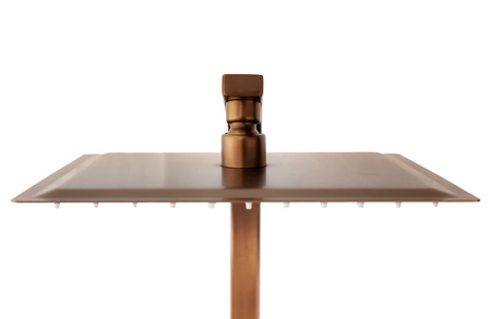 Zestaw prysznicowy z termostatem miedź szczotkowana natynkowy Indes ANGELO