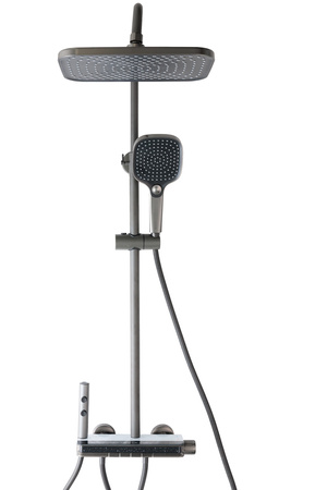 Zestaw prysznicowy natynkowy AUREL szary Indes Grey