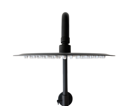 Zestaw prysznicowy z termostatem natynkowy Indes SOFIA czarny black