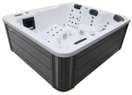 Jacuzzi ogrodowe wanna z hydromasażem 5-osobowe AG-8 z systemem Balboa/GECKO 215x190cm