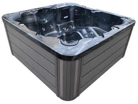 Jacuzzi ogrodowe wanna z hydromasażem 6-osobowe AG-1 z systemem Balboa/GECKO 200x200cm