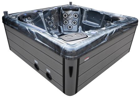 Jacuzzi ogrodowe wanna z hydromasażem 6-osobowe AG-9 PRESTIGE GECKO 230x230cm