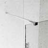 Ścianka Prysznicowa Walk-In 90, 100, 110, 120 cm – chrome, szkło 8 mm