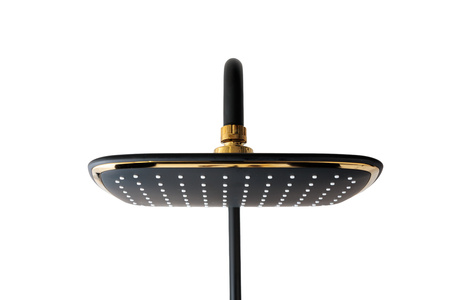 Czarno złoty zestaw prysznicowy