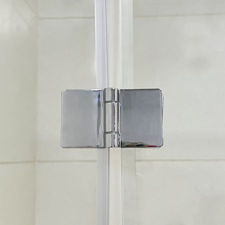 Kabina Prysznicowa narożna ANDERSON srebrna, uchylna