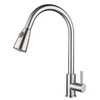 Srebrna bateria kuchenna kran Maro INOX