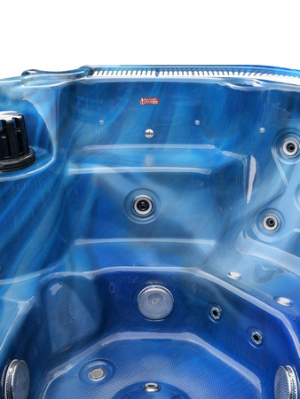 Jacuzzi ogrodowe wanna z hydromasażem 7-osobowe AG-11 z systemem Balboa 220x220cm