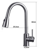 Srebrna bateria kuchenna kran Maro INOX