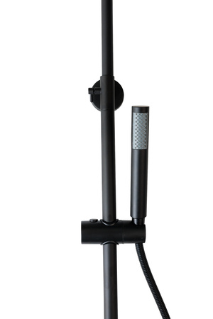 Zestaw prysznicowy z termostatem natynkowy Indes SOFIA czarny black