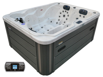 Jacuzzi ogrodowe wanna z hydromasażem 3-osobowe AG-3 z systemem Balboa/GECKO 210x160cm