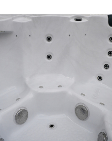 Jacuzzi ogrodowe wanna z hydromasażem 6-osobowe AG-1 z systemem Balboa/GECKO 200x200cm