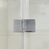 Kabina Prysznicowa narożna ANDERSON srebrna, uchylna