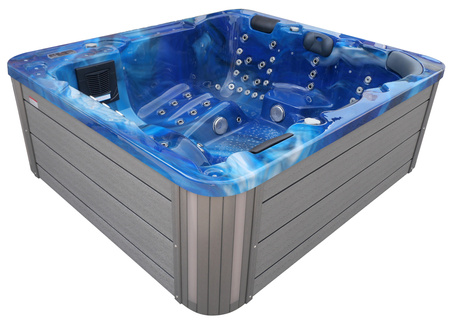 Jacuzzi ogrodowe wanna z hydromasażem 5-osobowe AG-8 z systemem Balboa/GECKO 215x190cm