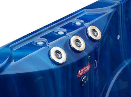 Jacuzzi ogrodowe wanna z hydromasażem 3-osobowe AG-4 z systemem Balboa/GECKO 195x127cm